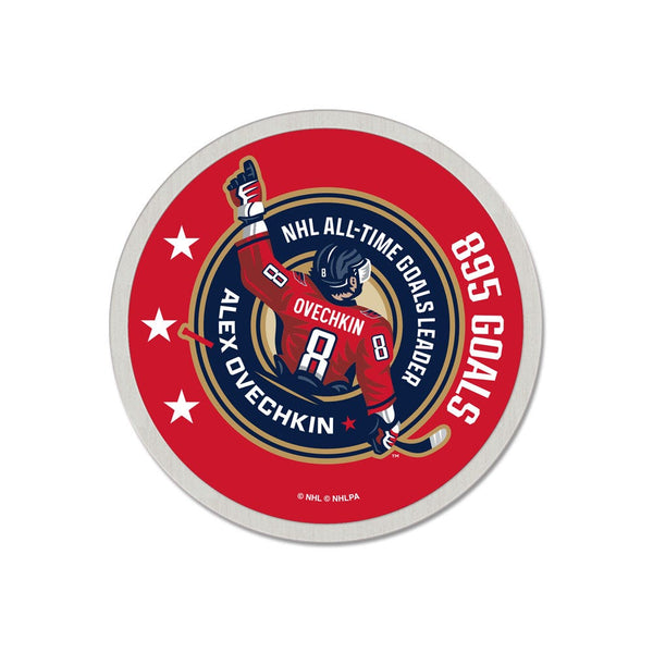 Washington Capitals Collector Pin Jewelry Card Alex Ovechkin