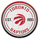 Toronto Raptors Wood Sign 14" Rnd