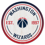 Washington Wizards Wood Sign 14" Rnd