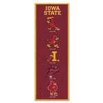 Iowa State Cyclones / Vintage Collegiate Wood Sign 6" x 17"
