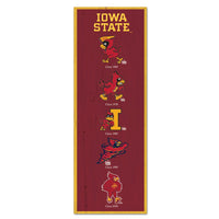 Iowa State Cyclones / Vintage Collegiate Wood Sign 6" x 17"