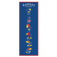 KANSAS JAYHAWKS / Vintage Collegiate Wood Sign 6" x 17"