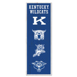 Kentucky Wildcats / Vintage Collegiate Wood Sign 6" x 17"