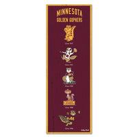 Minnesota Golden Gophers /College Vault Wood Sign 6" x 17"