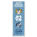 North Carolina Tar Heels /College Vault Wood Sign 6" x 17"