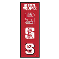 NC State Wolfpack /College Vault Wood Sign 6" x 17"