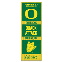 Oregon Ducks Wood Sign 6" x 17"