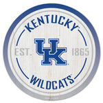 Kentucky Wildcats Wood Sign 14" Rnd