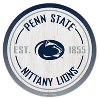 Penn State Nittany Lions Wood Sign 14" Rnd
