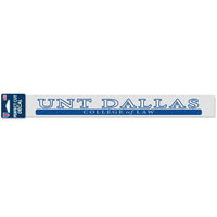 North Texas Mean Green DALLAS COLLEGE OF LAW Perfect Cut Decals 2" x 17"
