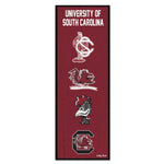 USC Gamecocks /College Vault EVOLUTION Wood Sign 6" x 17"