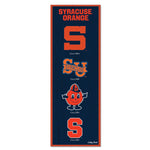 Syracuse Orange /College Vault EVOLUTION Wood Sign 6" x 17"