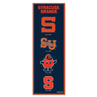 Syracuse Orange /College Vault EVOLUTION Wood Sign 6" x 17"