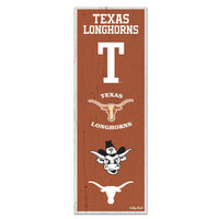 Texas Longhorns /College Vault EVOLUTION Wood Sign 6" x 17"