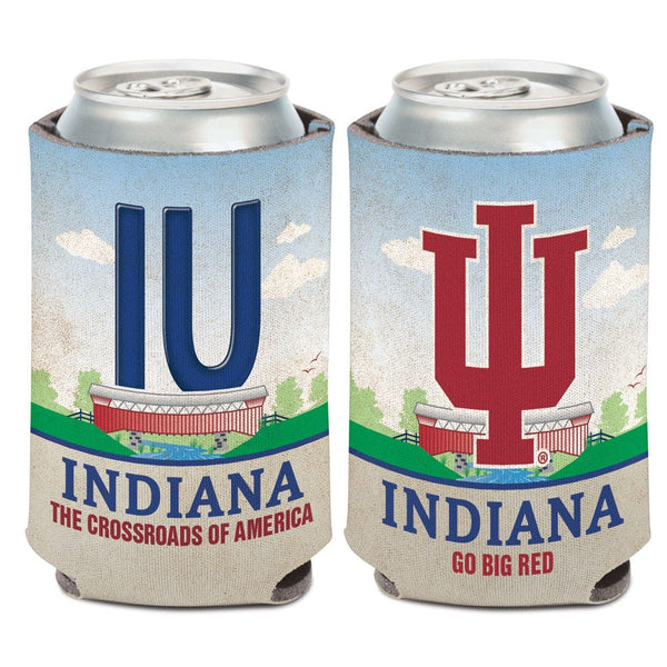 Indiana Hoosiers LICENSE PLATE Can Cooler 12 oz.