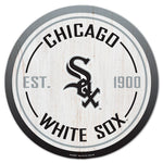 Chicago White Sox Wood Sign 14" Rnd