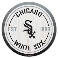 Chicago White Sox Wood Sign 14" Rnd