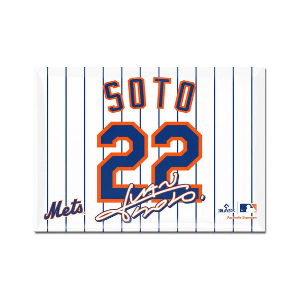 New York Mets Metal Magnet 2.5" x 3.5" Juan Soto