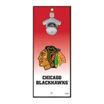 Chicago Blackhawks Bottle Opener Sign 5x11