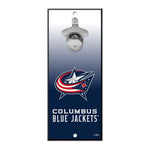 Columbus Blue Jackets Bottle Opener Sign 5x11