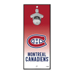 Montreal Canadiens Bottle Opener Sign 5x11