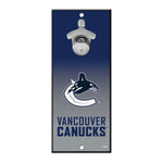 Vancouver Canucks Bottle Opener Sign 5x11