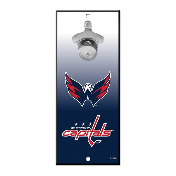 Washington Capitals Bottle Opener Sign 5x11