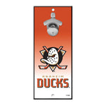 Anaheim Ducks Bottle Opener Sign 5x11