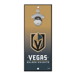 Vegas Golden Knights Bottle Opener Sign 5x11