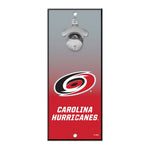 Carolina Hurricanes Bottle Opener Sign 5x11