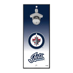 Winnipeg Jets Bottle Opener Sign 5x11