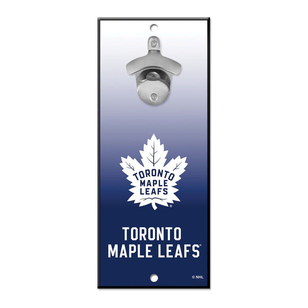 Toronto Maple Leafs Bottle Opener Sign 5x11