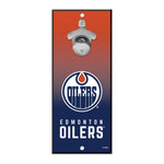 Edmonton Oilers Bottle Opener Sign 5x11