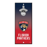 Florida Panthers Bottle Opener Sign 5x11