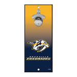 Nashville Predators Bottle Opener Sign 5x11
