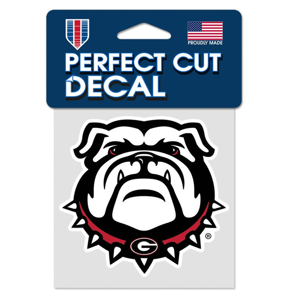 Georgia Bulldogs Perfect Cut Color Decal 4" x 4"