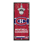 Montreal Canadiens Bottle Opener Sign 5x11