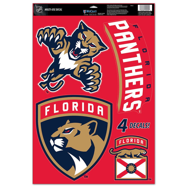 Florida Panthers Multi-Use Decal 11" x 17"