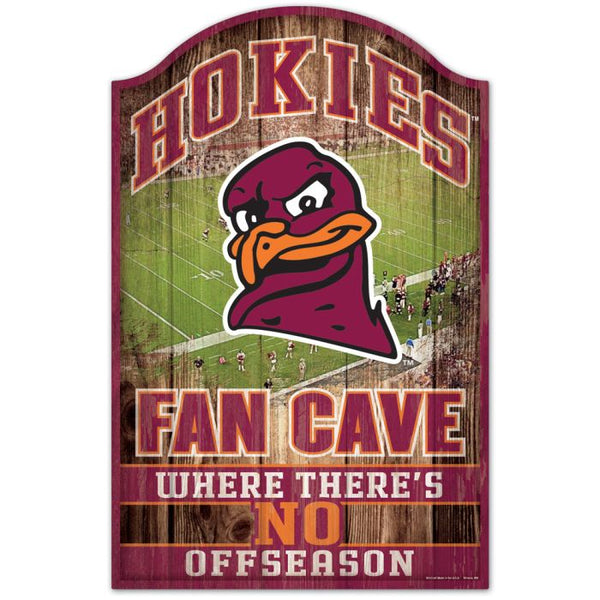 Wholesale-Virginia Tech Hokies Wood Sign 11" x 17" 1/4" thick