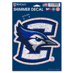 Wholesale-Creighton Bluejays Shimmer Decals 5" x 7"