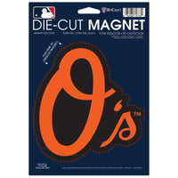 Baltimore Orioles O's logo Die Cut Logo Magnet 6.25" x 9"