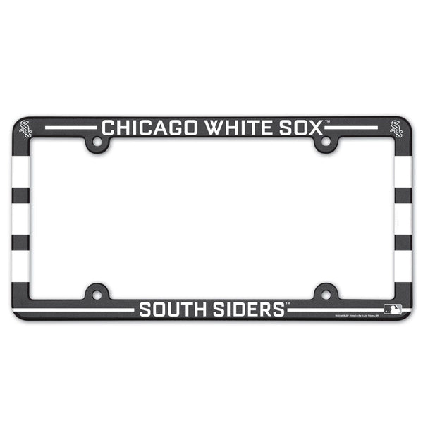 Chicago White Sox SLOGAN Lic Plate Frame Full Color