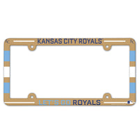 Kansas City Royals SLOGAN Lic Plate Frame Full Color