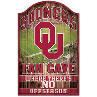 Wholesale-Oklahoma Sooners Wood Sign 11" x 17" 1/4" thick