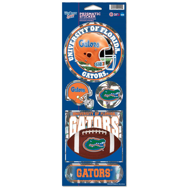 Florida Gators Helmet Prismatic Decal 4" x 11"