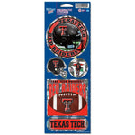 Wholesale-Texas Tech Red Raiders Helmet Prismatic Decal 4" x 11"