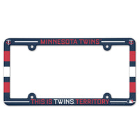 Minnesota Twins Lic Plate Frame Full Color