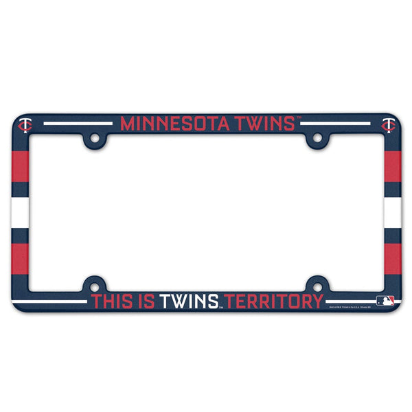 Minnesota Twins Lic Plate Frame Full Color
