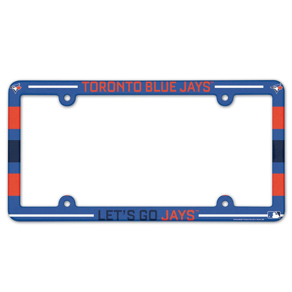Toronto Blue Jays SLOGAN Lic Plate Frame Full Color