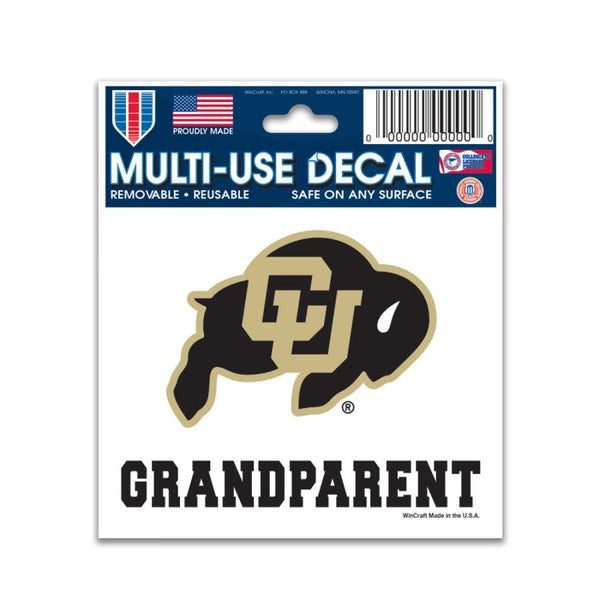 Wholesale-Colorado Buffaloes GRANDPARENT Multi-Use Decal 3" x 4"